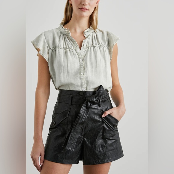 Rails Tops - Rails Ruthie Top Sage Acid Wash NWT